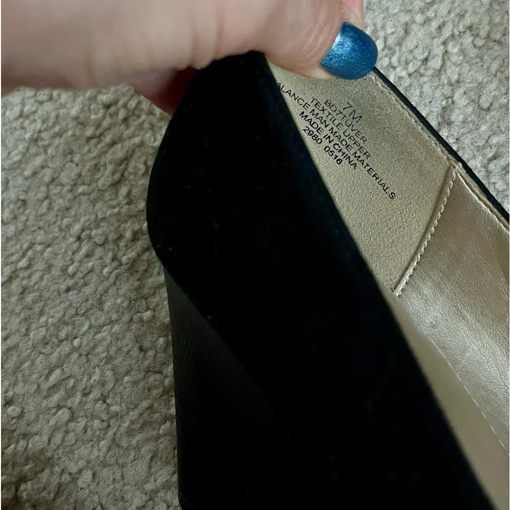 Bandolino Black Women’s Wedge Heels, Size 7